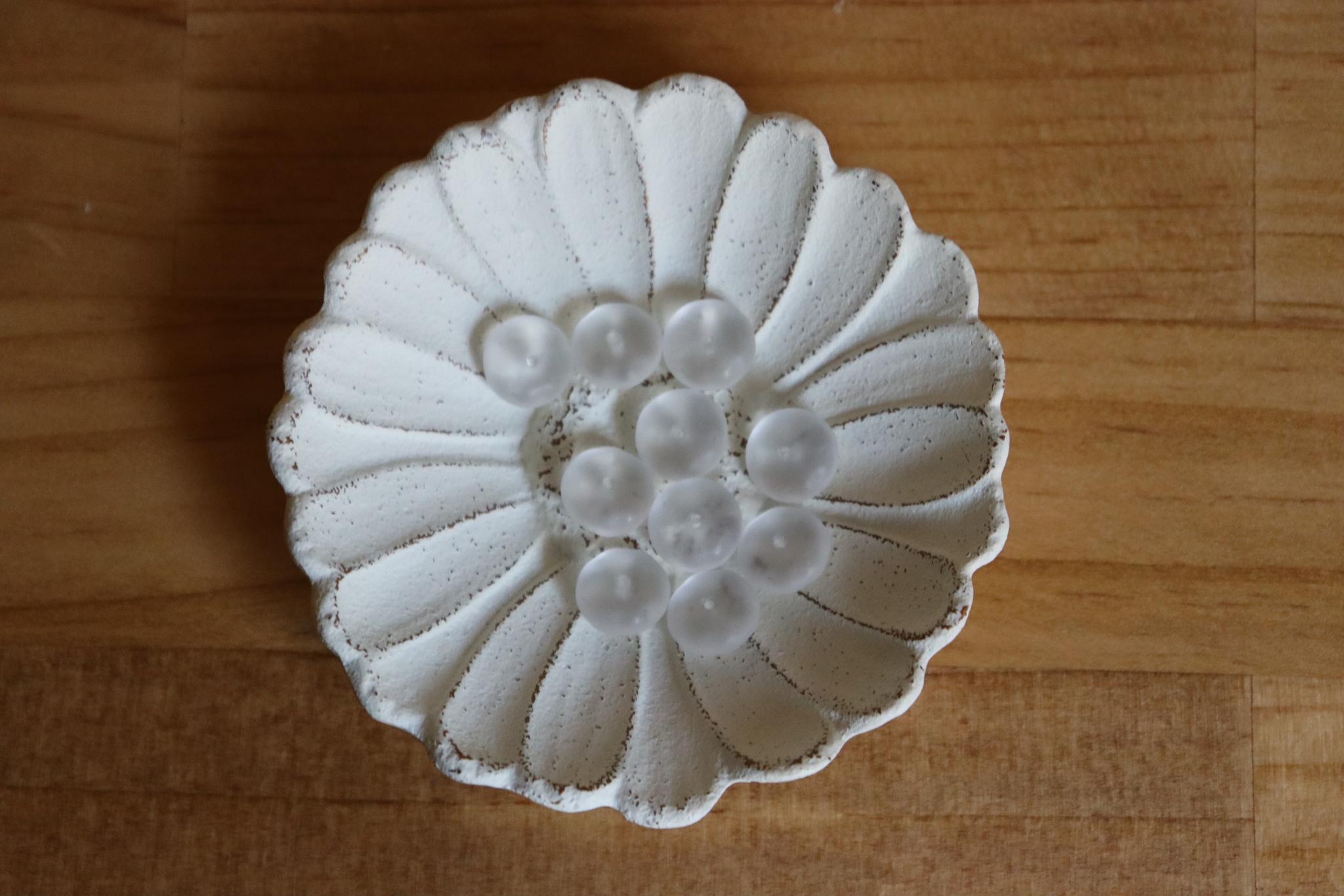 【from USA】　グラススペーサービーズ 10mm*5mm