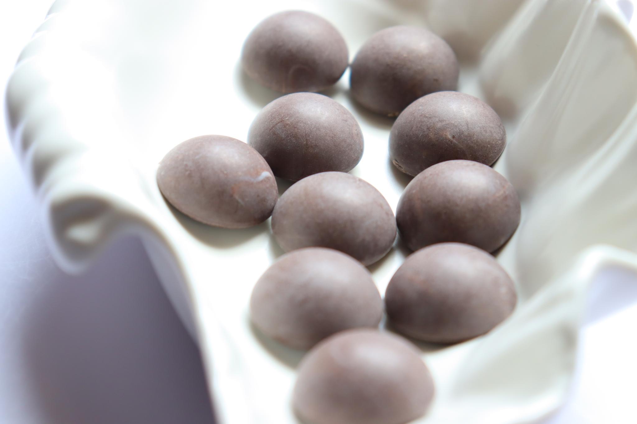 【FromUSA】マットカラーカボション　ブラウン　貼り付けパーツ　ハンドメイド素材　アクセサリーパーツ